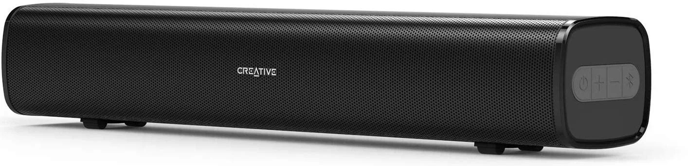 Vyatta platinum hitz tws speaker 5. Creative Stage Air Compact Under-monitor Soundbar for