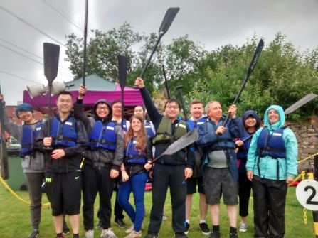 Team Ricefield ready for the Dragon Boat race