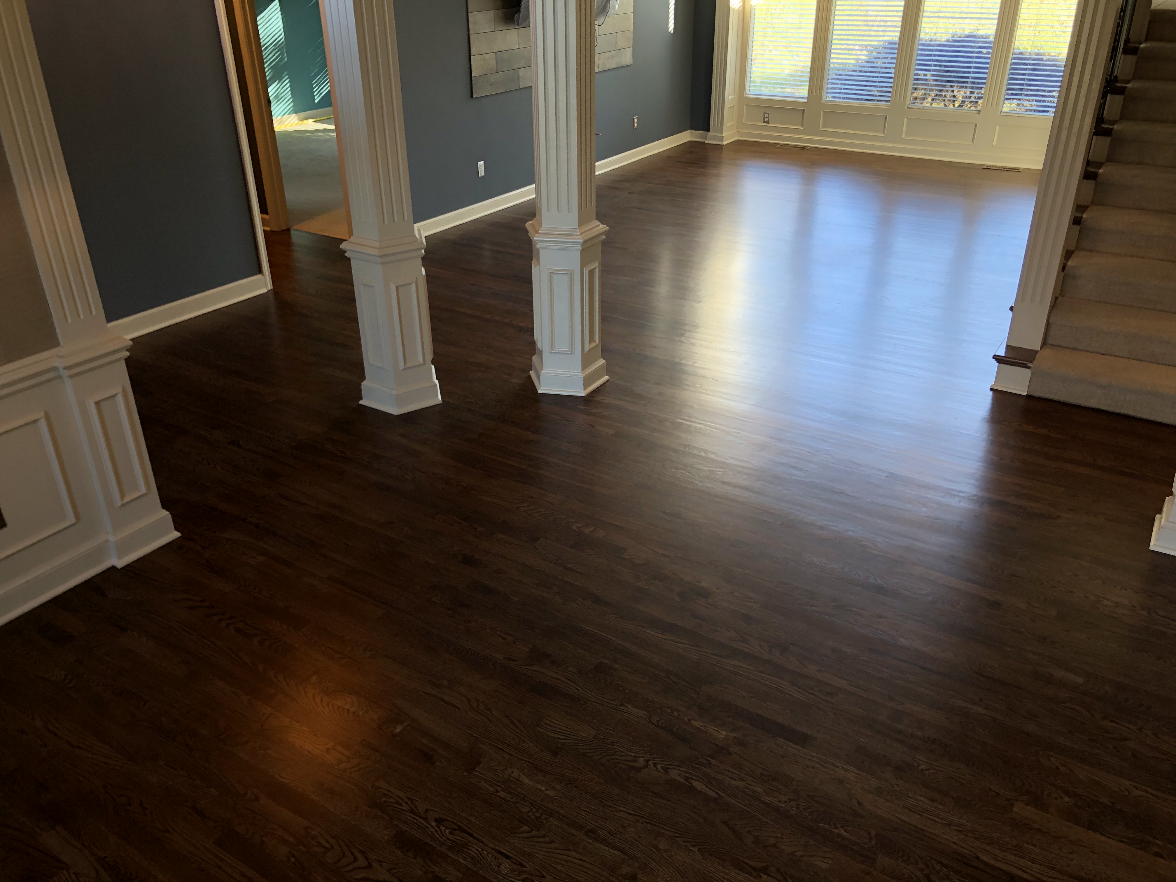 Don’t put it off any longer! Coffee Brown Wood Floor - Liberty MO - Hardwood Floor