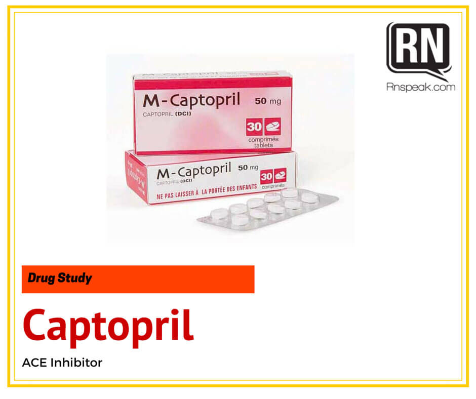 Captopril Drug Study