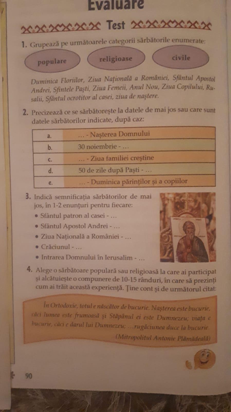 Am De Completat Si Eu Fisa Asta La Religie Cine Ma Ajuta Va Multumesc Brainly Ro