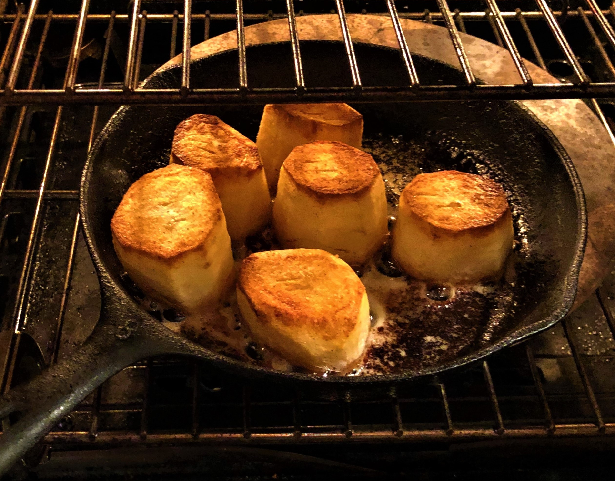 Fondant Potatoes. . . I got this recipe from a bartender in an Irish