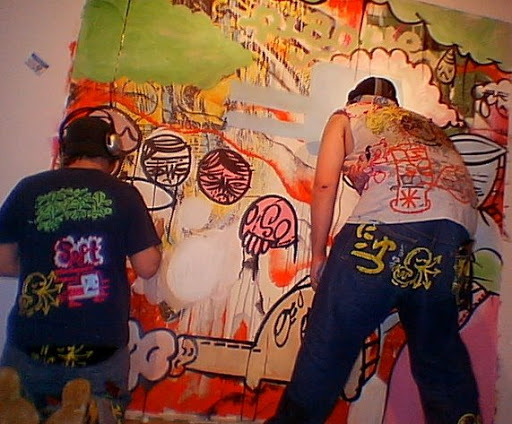 VERSUS EXHIBITION vol2 UK vs JAPAN (PARCO Tokyo) with Subway Lung as "NEW STENCH"