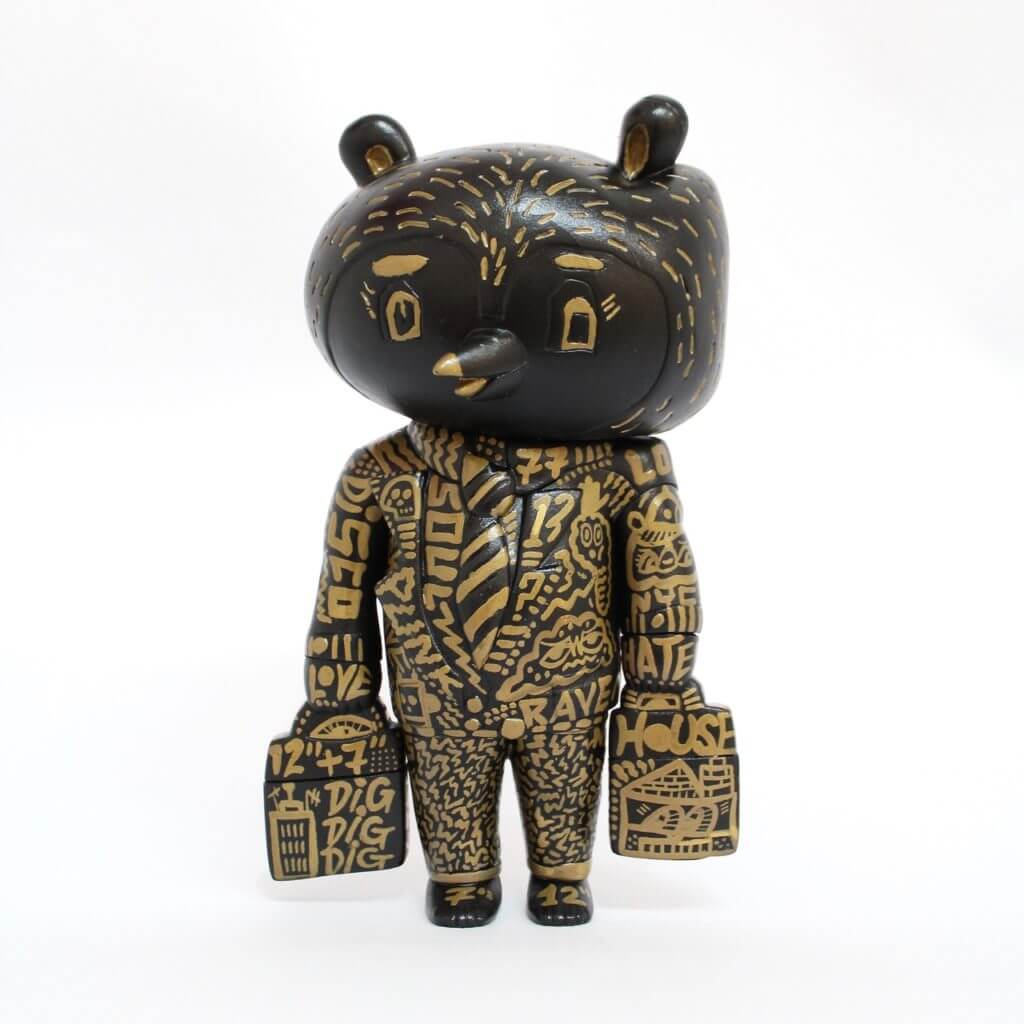 Hand painted 'Friday Bear' ①