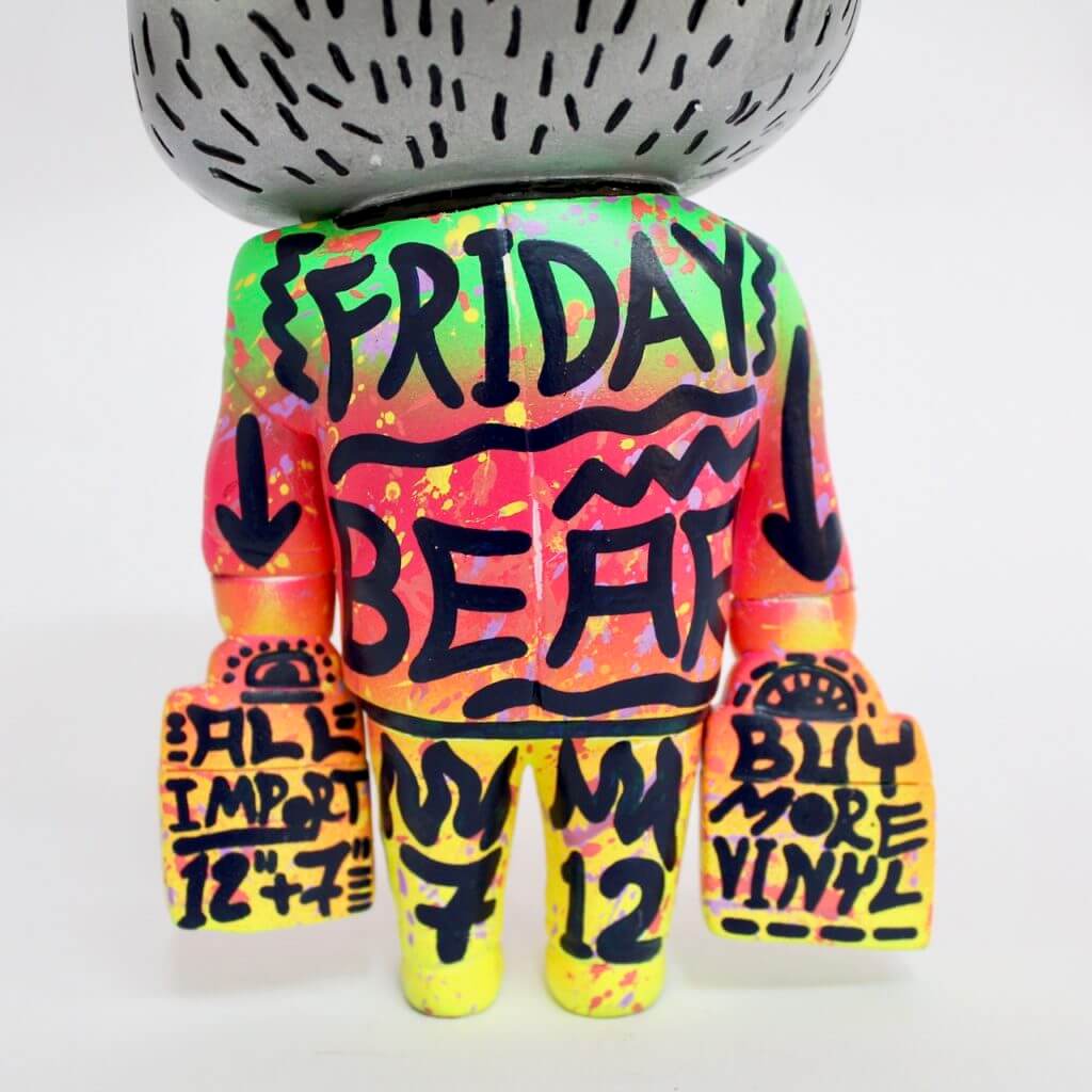 Hand painted 'Friday Bear' ③