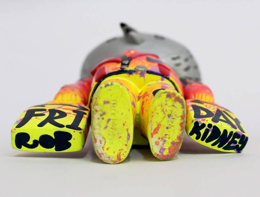 IMG_3768Hand painted 'Friday Bear' ③