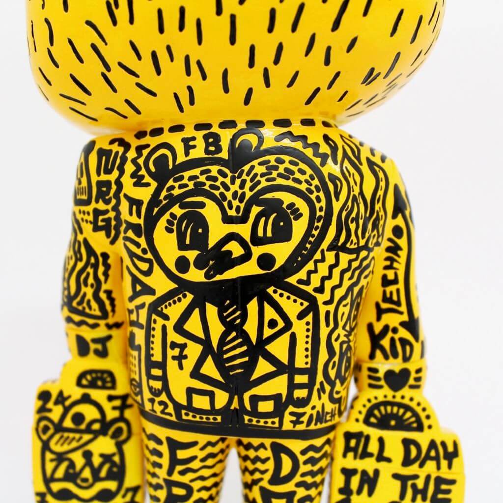 Hand painted 'Friday Bear' ④