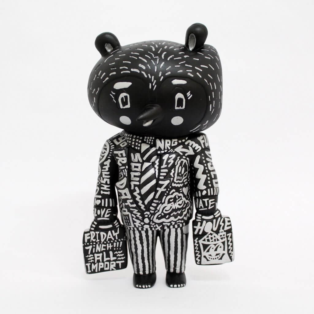 Hand painted 'Friday Bear' ⑥