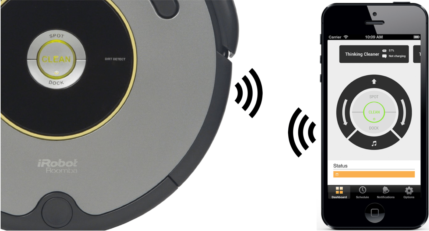 Control Your Roomba via Your iPhone