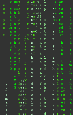 At the dawn of the internet age, gifs were characterized by tacky little clipart images that moved skittishly. Matrix-like animation