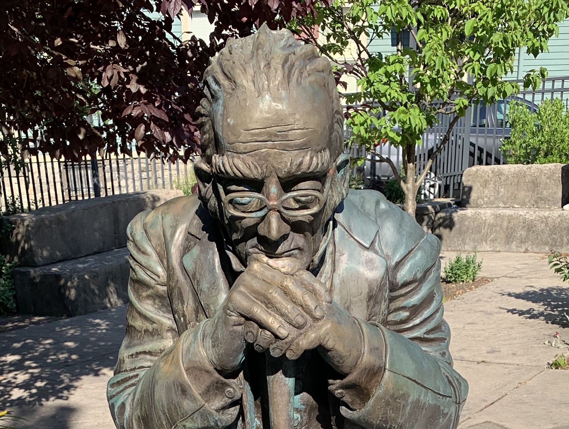 Nathaniel Rochester sculptor: Art teaches us who we are - Rochester ...