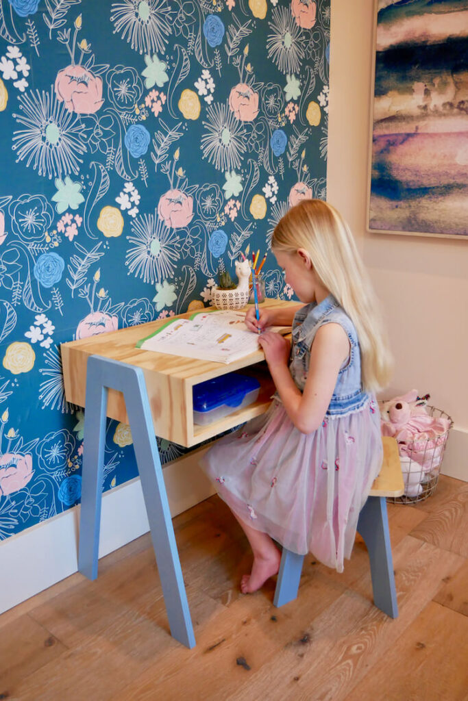 The desktop measures 28″ x 24″ x 2 1/4″ so you&#x27;ll have plenty of space to work on. Kids Desk Rogue Engineer