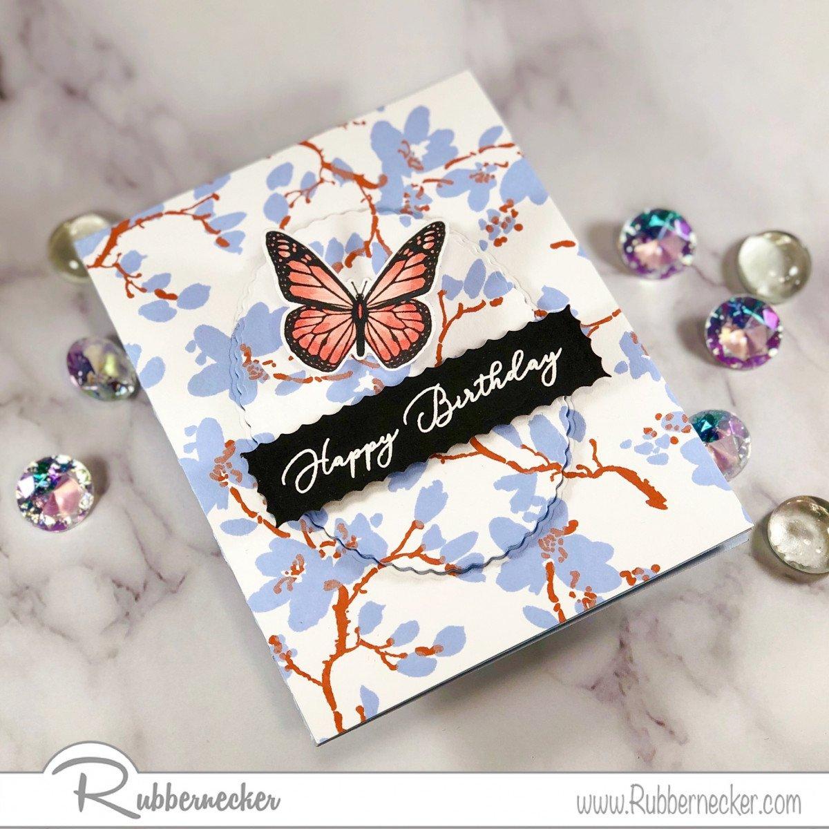 Flower Birthday Card With Envelope - View #2