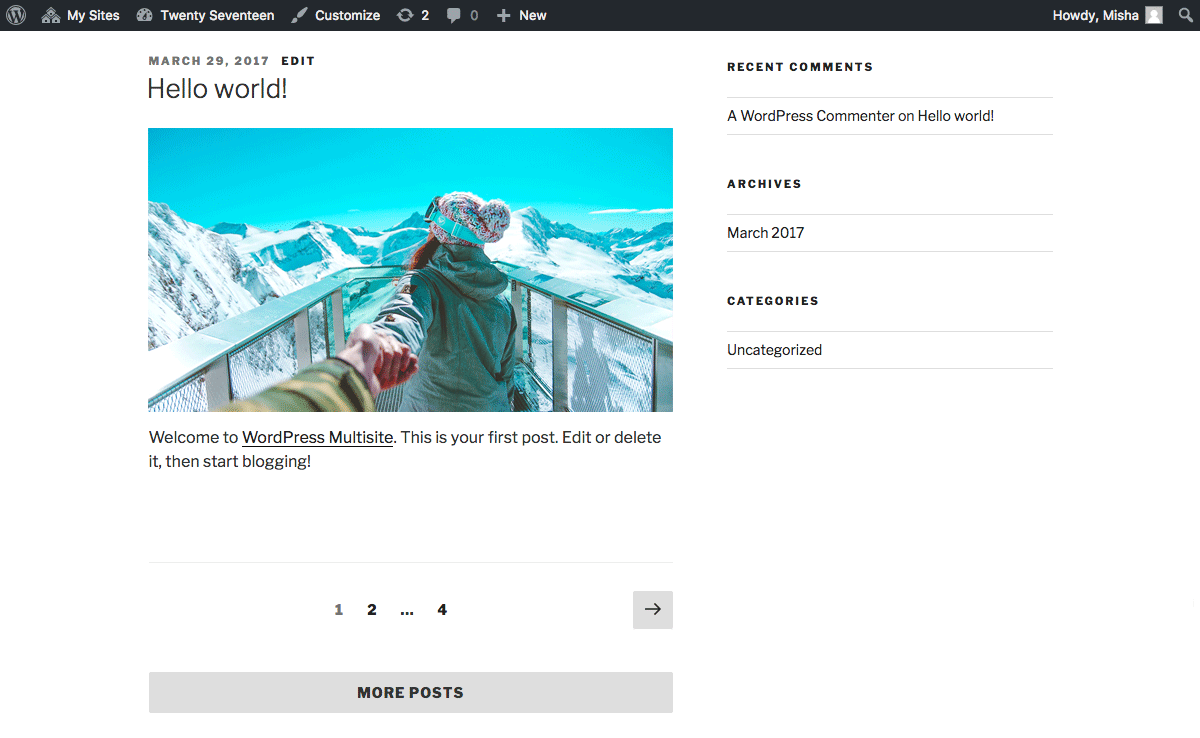 While there's probably a plugin for this, we have created a quick code . Load More Posts With Ajax In Wordpress With No Plugins