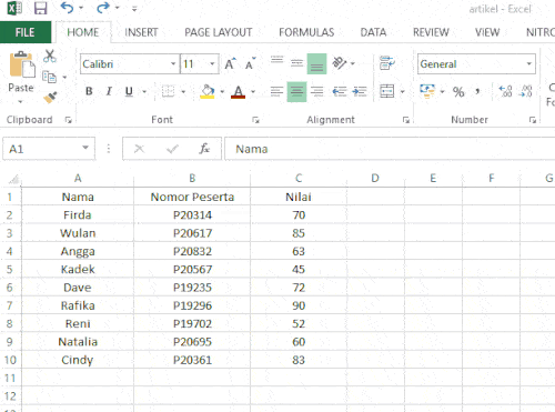 √ Cara Membuat Tabel di Excel (Gampang banget)