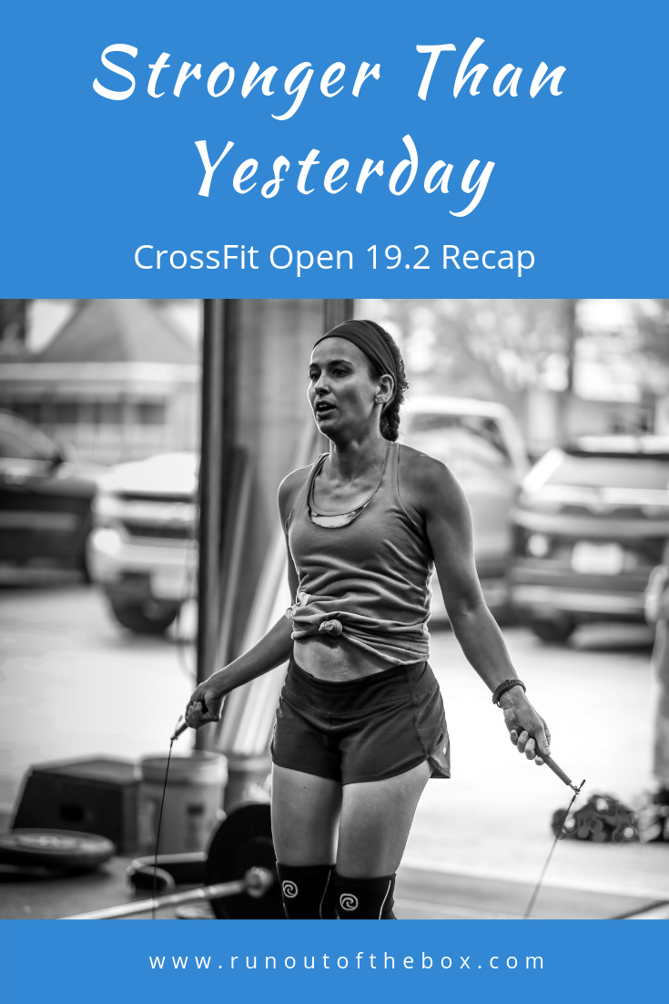 The CrossFit Open 19.2 workout was a repeat of 16.2, of sorts. Read on to find out why I went scaled and how it went.