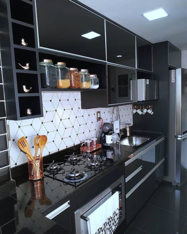 Instagram.com/rifnote dapur dengan desain minimalis bernuansa. Inspirasi 10 Gambar Desain Dapur Minimalis Yang Cantik Abis
