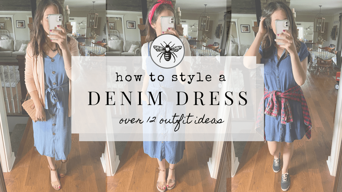 How To Style A Denim Dress: 12 Outfit 
