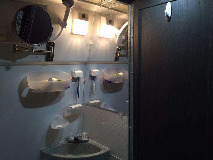 How We Roll in Our RV The Bathroom of Our Class B RV RV Lifestyle