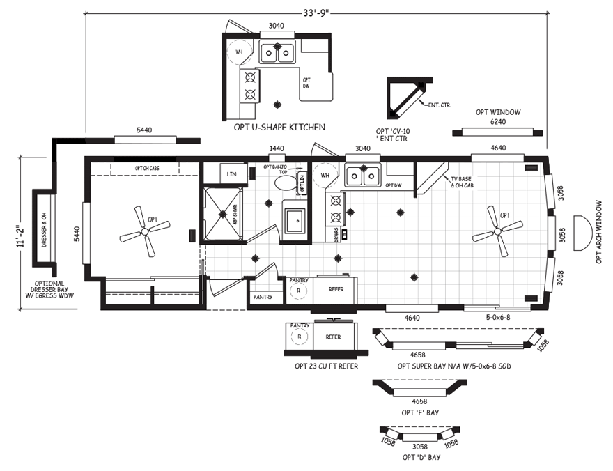 Carnival mardi gras cruise ship deck plan has 2641 staterooms for 6338 passengers served by 1745 crew. Red Hill 11 0 X 35 0 Park Model Rv Floor Plan Factory Expo Park Models