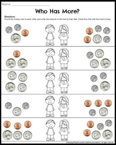 money word problems free printable worksheet grade 2
