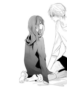 Check out this fantastic collection of sad anime couples wallpapers, with 49 sad anime couples. Monochrome, Black and white, Boy, Girl, cool, Sad, Anime