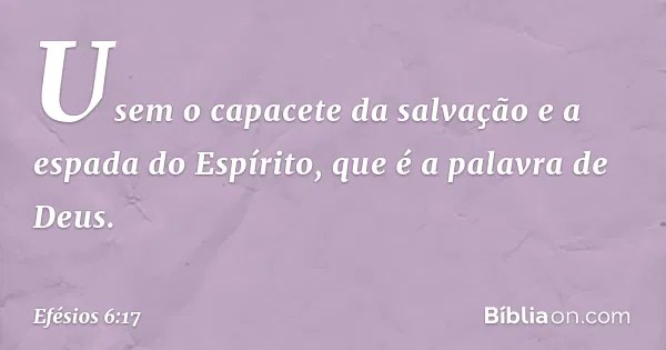 Efesios 6 17 Biblia