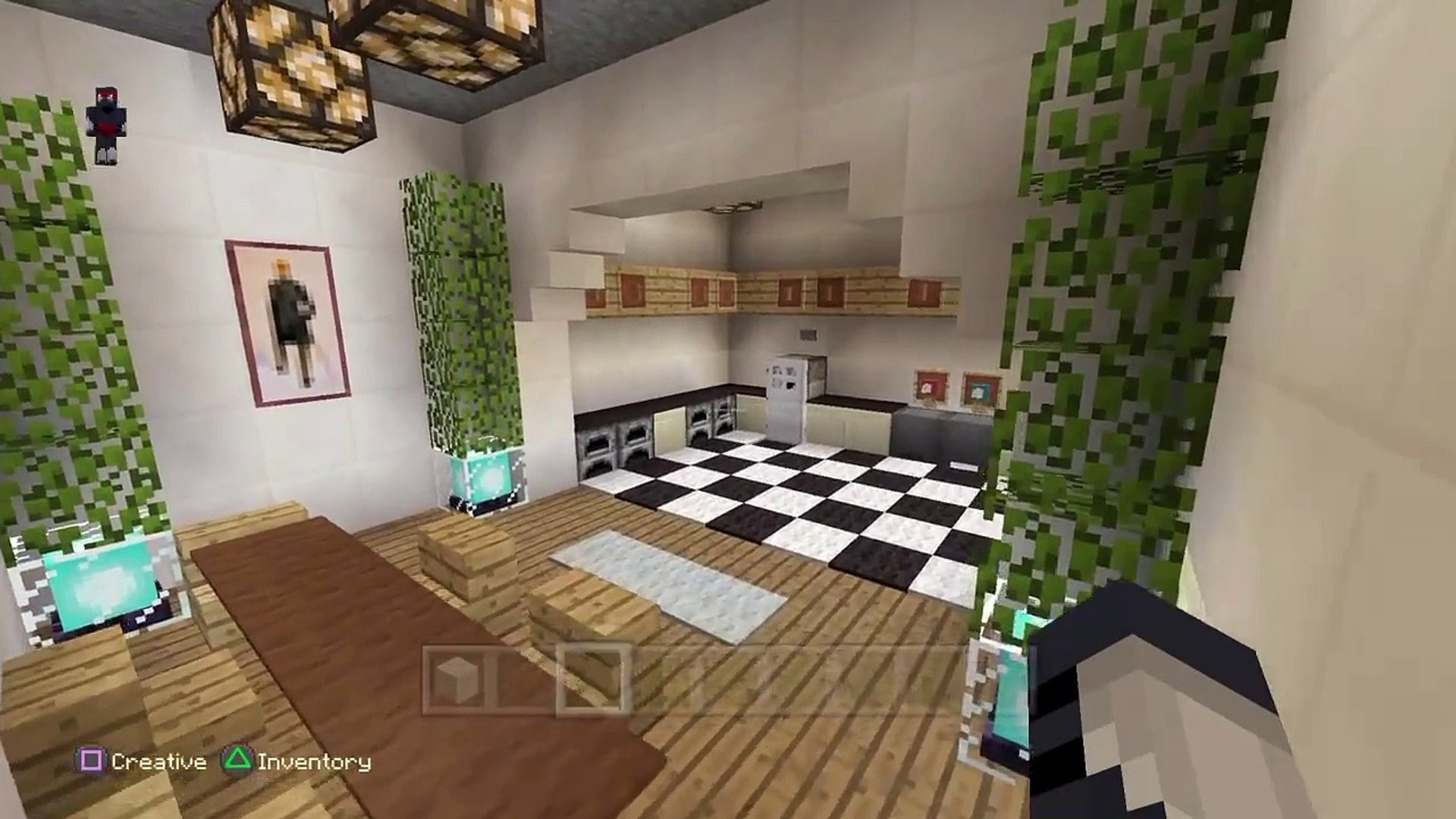 The kitchen is considered the heart of the home and it's the room people spend the most time in, gathered around the table with their families. Minecraft Kitchen Interior Ideas Ep1 Video Dailymotion