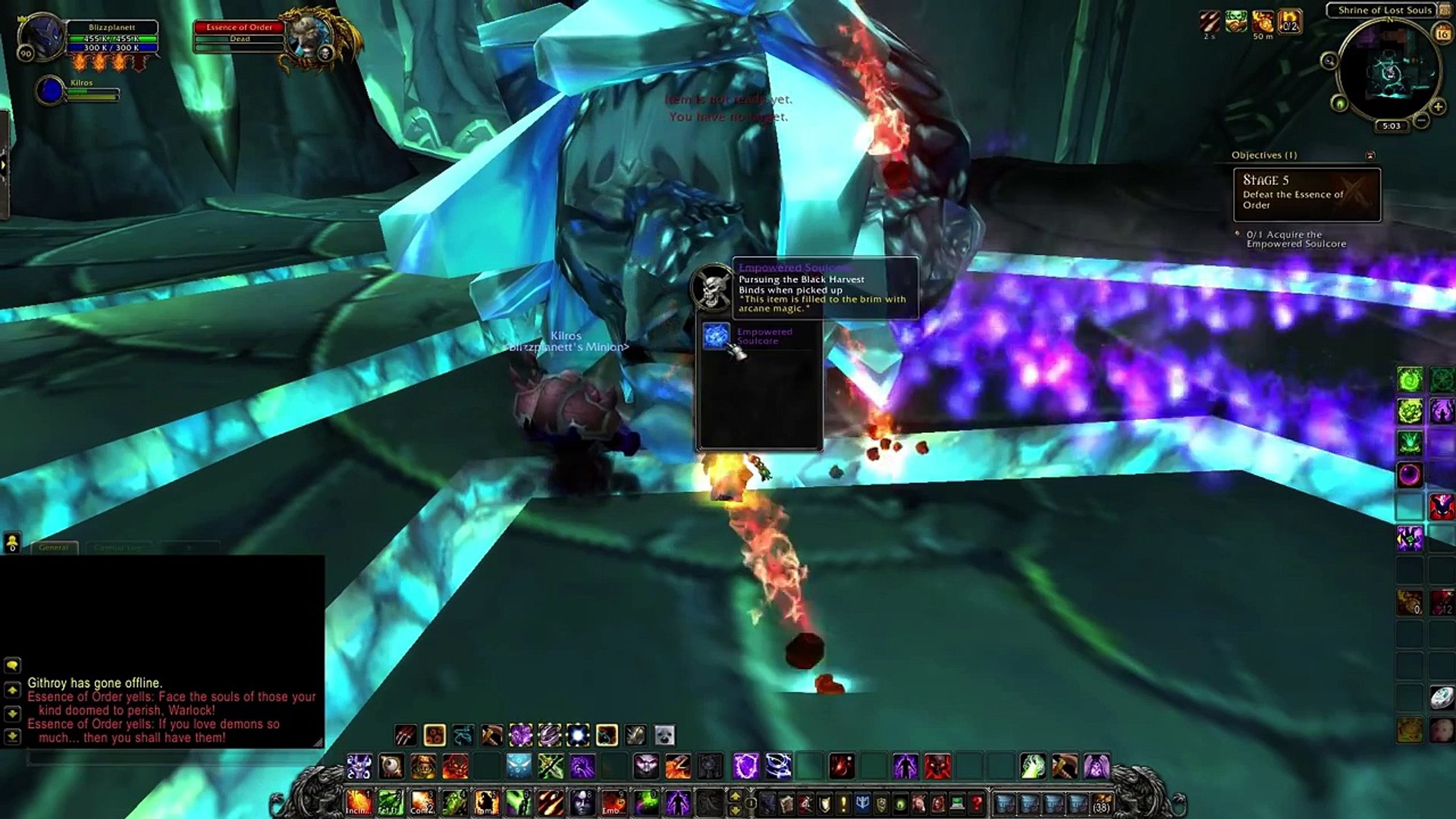 We're rated 4.9/5 based on 13357 verified reviews Black Temple Scenario Warlock Green Fire Questline Part 7 Video Dailymotion