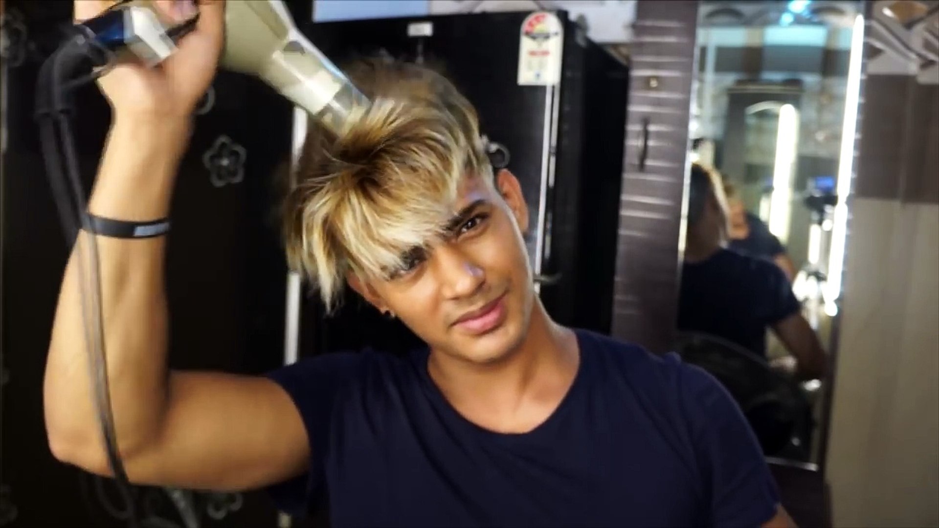 Download this image for free. Volumized Slick Back Mens Hairstyling Tutorial Easy Hair Style Tutorial Danish Zehen Video Dailymotion