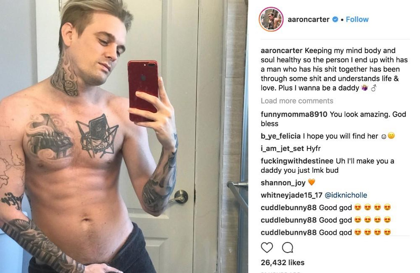 Aaron Carter Gets Rihanna's Image Tattooed On His Face - Video Dailymotion 1080_x_1661_jpg