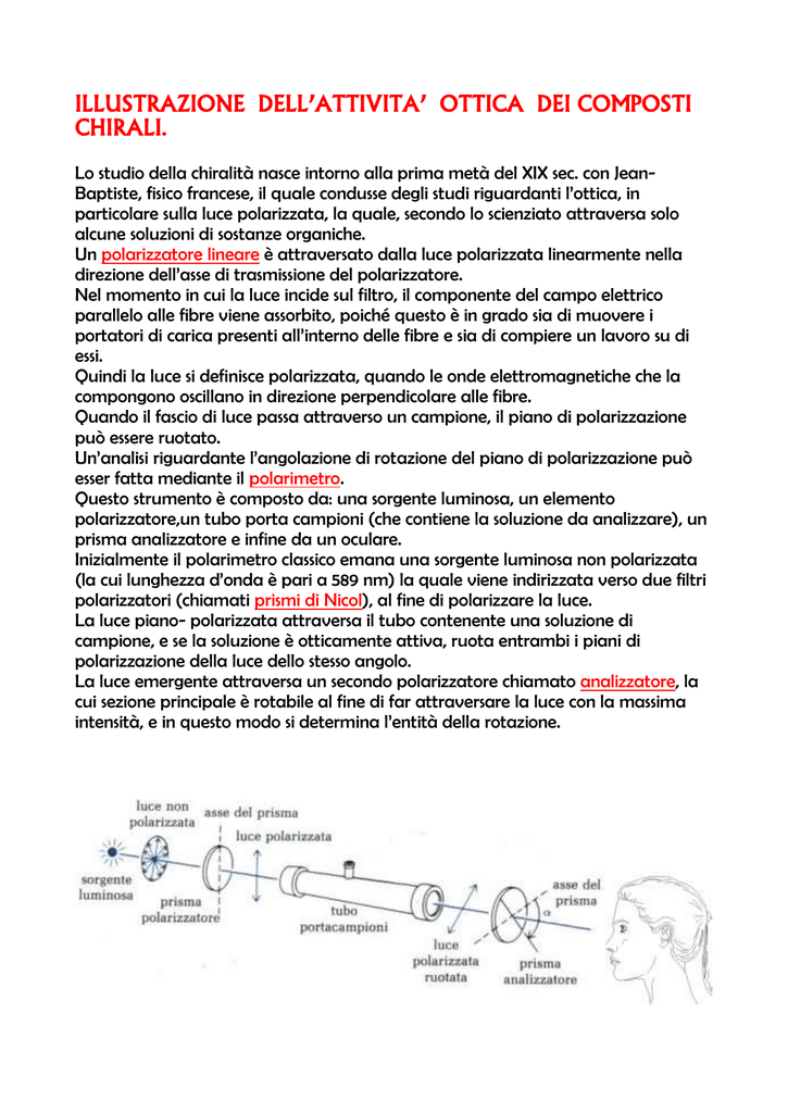Illustrazione Dell`attivita` Ottica Dei Composti Chirali. 1024_x_725_png