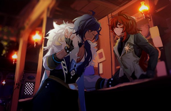 While he appears apathetic about the affairs of the city, he protects it at night as the rumored darknight hero. Genshin Impact Image #3114815 - Zerochan Anime Image Board