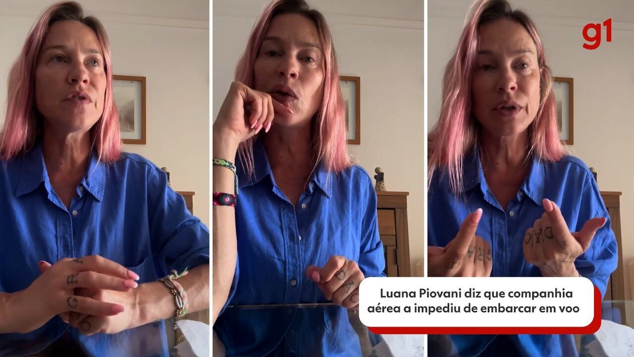 Luana Piovani diz que foi impedida de embarcar em voo nos EUA