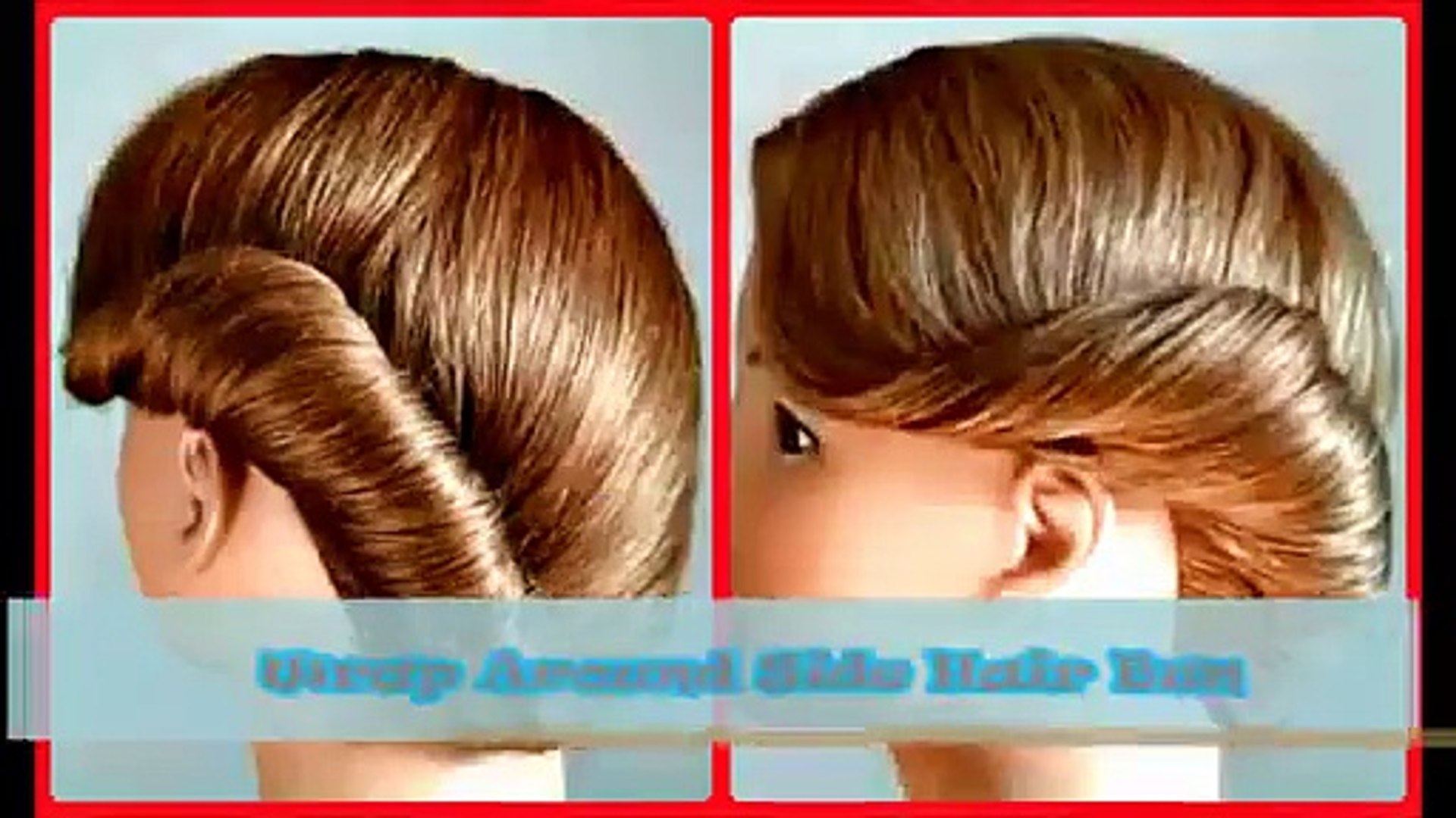 6 easy updo hairstyle tutorial videos for all hair types | makeup.com by l'oréal. Wrap Around Braided Side Bun Hairstyle Video Dailymotion
