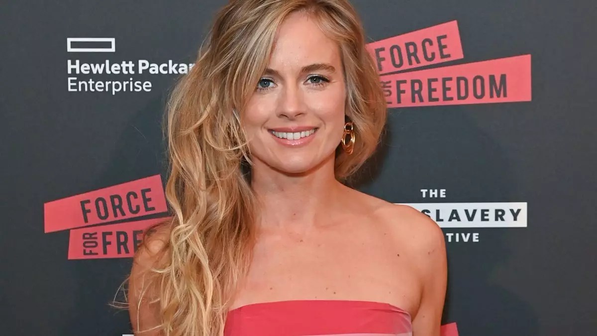 Cressida Bonas Stuns in Pink and Red Gown at The Anti Slavery Collective’s Winter Gala