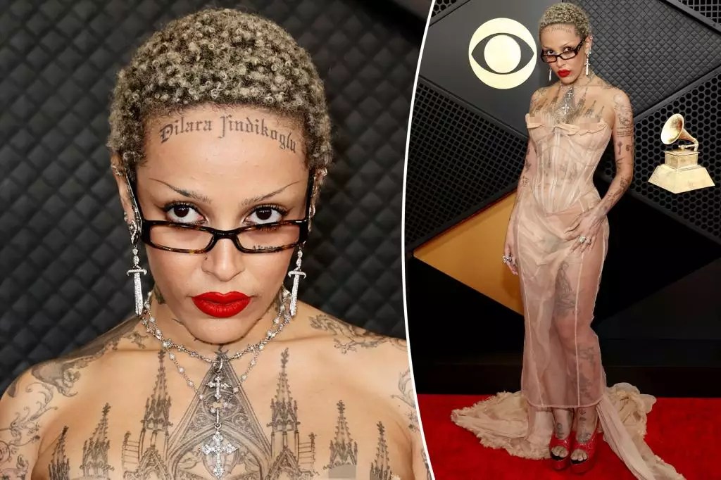 Doja Cat’s Bold Fashion Statement at the Grammys 2024