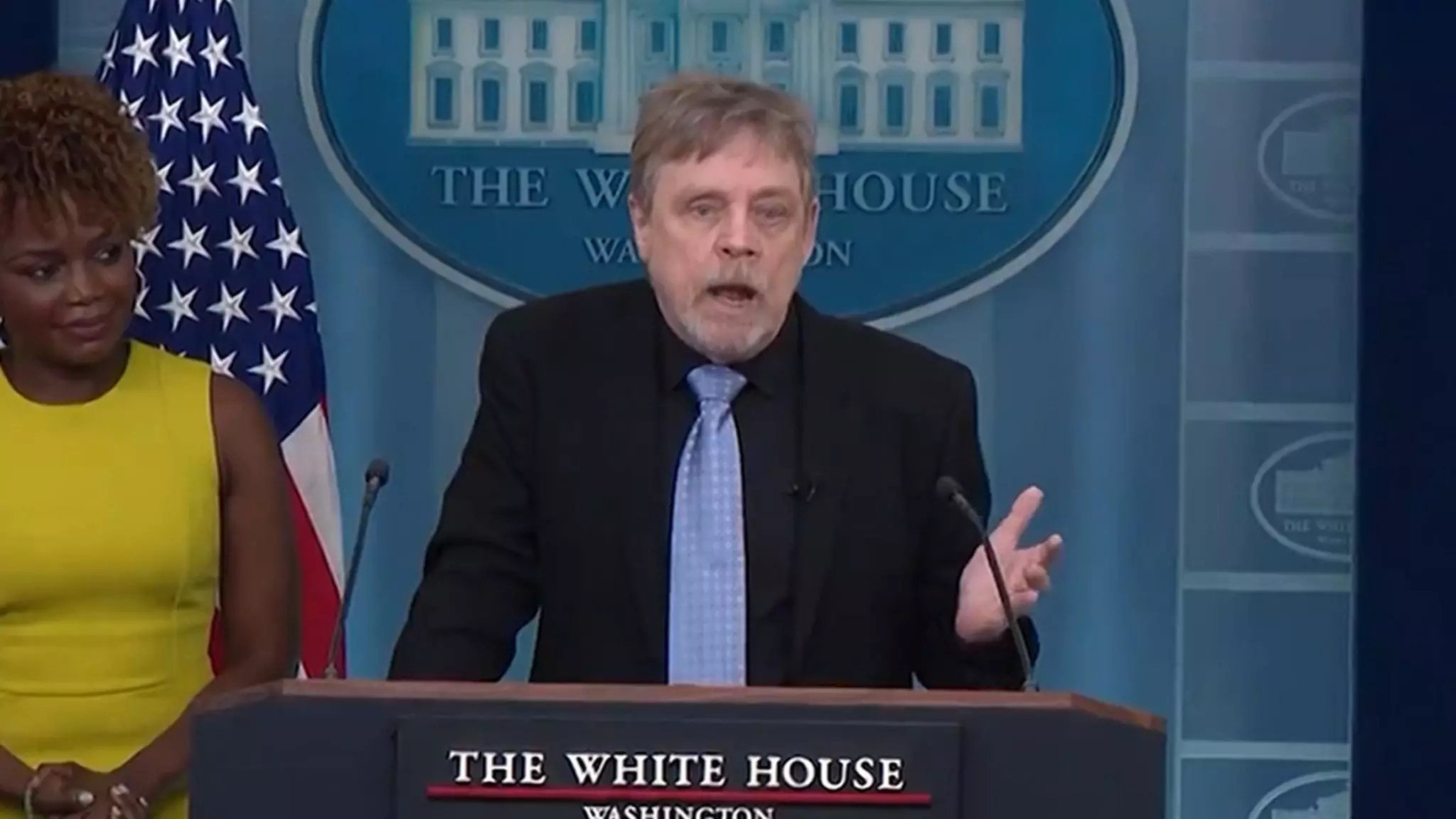 The Force is Strong with President Biden at the White House, According to Mark Hamill