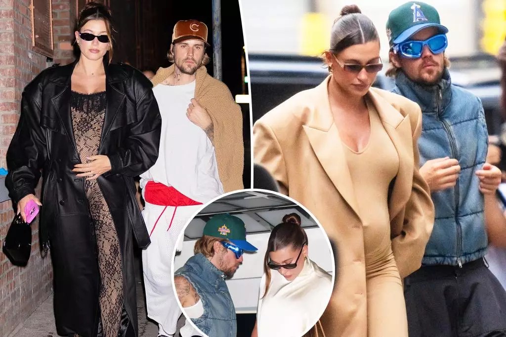 Stylish Outfits of Justin and Hailey Bieber in New York City