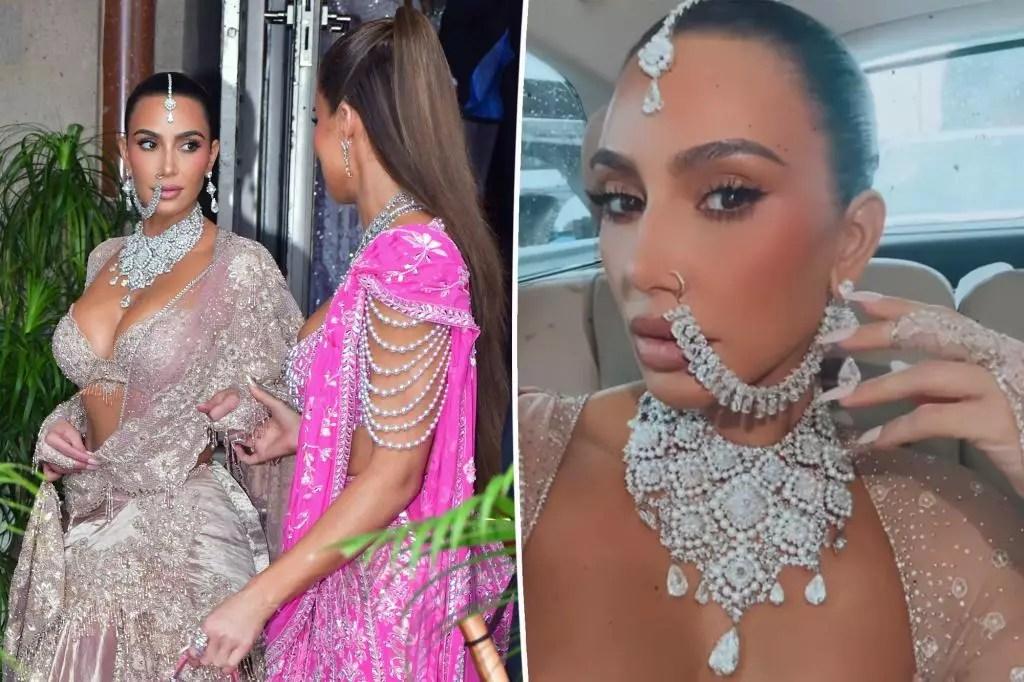 The Extravagant Wedding Celebration of Anant Ambani: Kim Kardashian’s Royalty Look