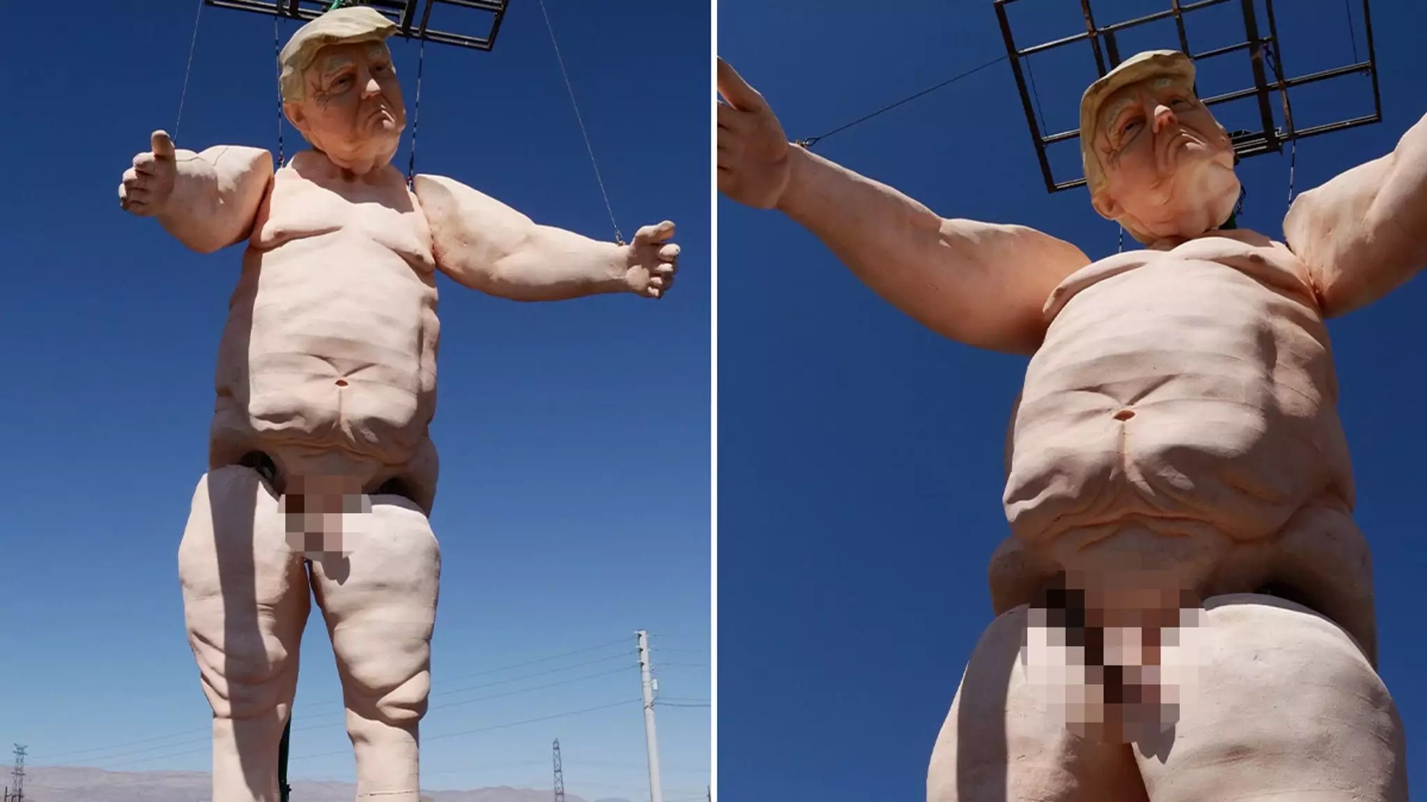 The Surreal Political Landscape: A 43-Foot Trump Statue Graces Las Vegas