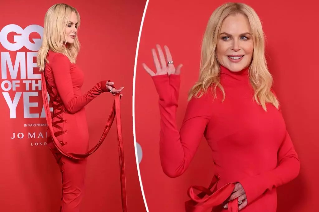 The Red Carpet Return: Nicole Kidman’s Dazzling Night at the Men of the Year Awards