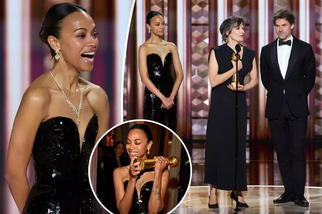 The Surprising Moments at the 2025 Golden Globes: Zoe Saldaña’s On-Stage Misstep