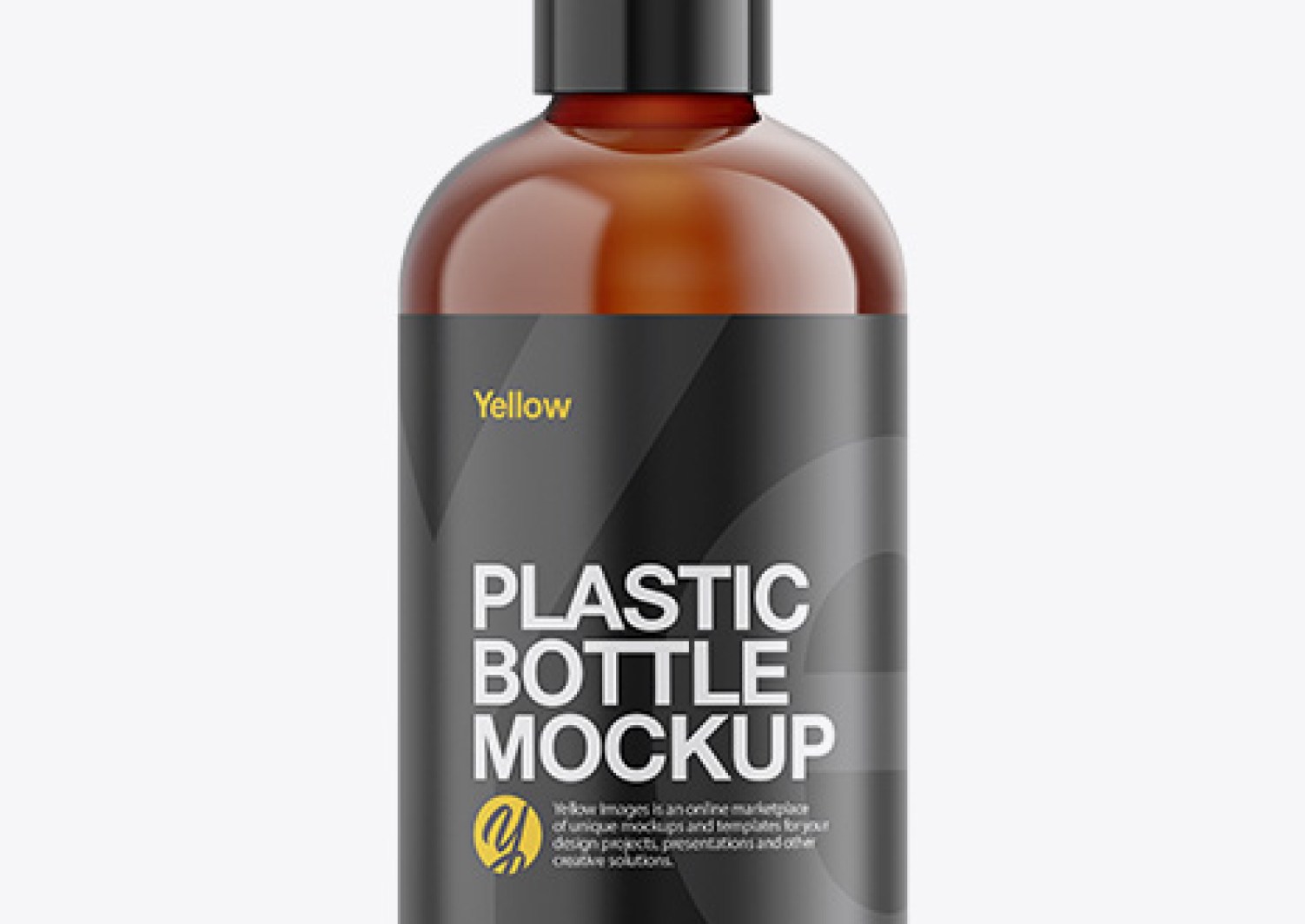 Download Amber Cosmetic Bottle Mockup PSD Mockups