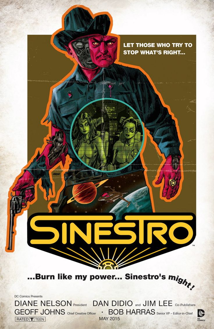 Sinestro #11 (Dave Johnson Movie Poster Variant Cover