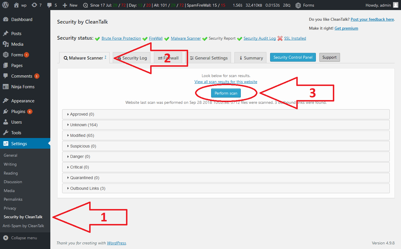 Today a number of websites are providing free wordpress plugins and themes. The CleanTalk Malware Scanner for WordPress. How it works