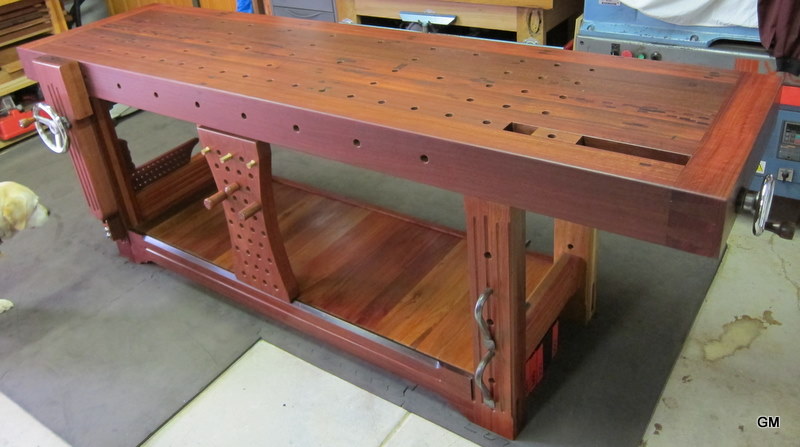 I had to use my original bolt that came with my table saw because it screwed in using a hex bit, which is small and done by inserting the bit into the center. An Australian Roubo workbench - FineWoodworking