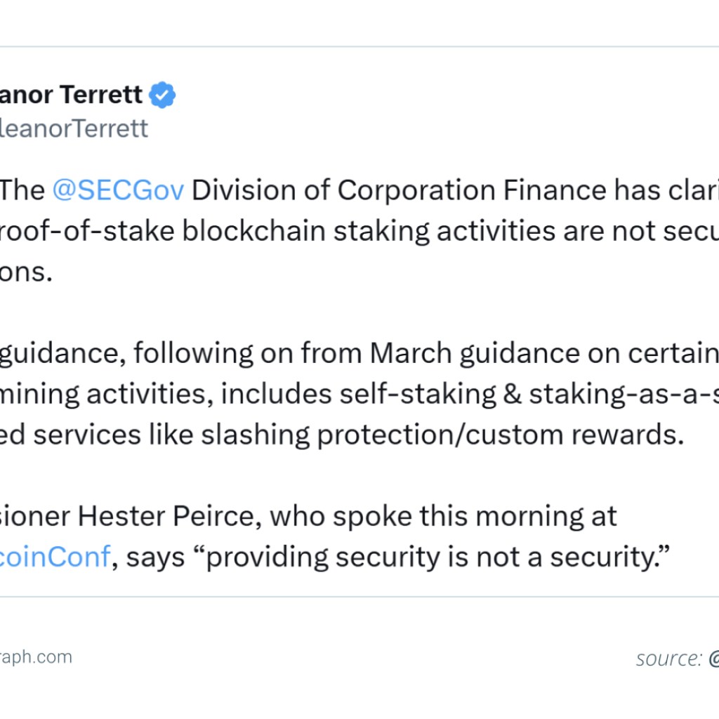 How one can legally stake crypto in 2025: What’s now allowed after the SEC’s newest transfer