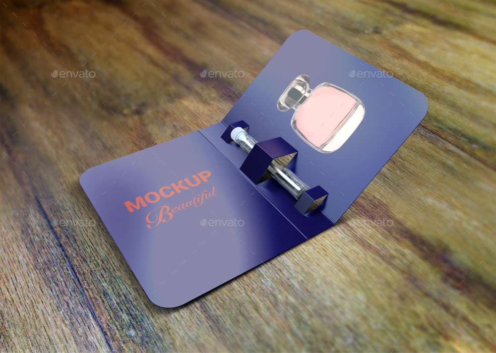 Perfume Sampler Mockup by Fusionhorn GraphicRiver