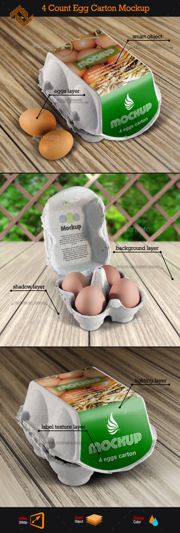 If you're in dire need of some way to cool down y. 4 Count Egg Carton Mockup By Fusionhorn Graphicriver